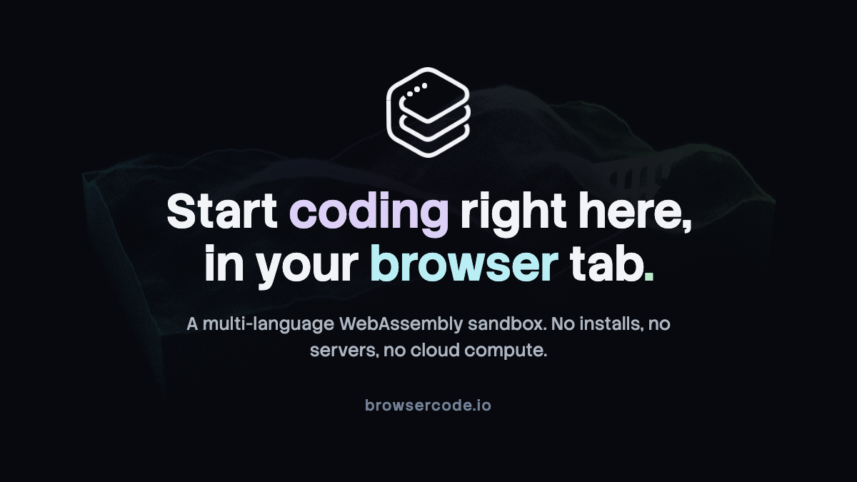 Made a dev environment that runs entirely in the browser, npm install included